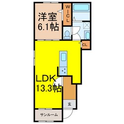 ヴィクトワールの物件間取画像